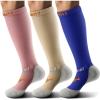 BULLIANT Compression Socks 3Pairs-15-20mmHg Circulation Support Men Women Hiking Sports Recovery-Upgraded Wicking Tech(3pairs-3 Color Mixed8397)