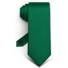 BULLIANT Men Neckties,Solid Color Neckties Texture for Gift Men Dress 58″ x 3.2″(Green7631)
