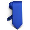 BULLIANT Men Neckties,Solid Color Neckties Texture for Gift Men Dress 58″ x 3.2″(Resolution Blue7634)