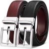 BULLIANT Men’s Belt,Reversible Belt Adjustable For Gift Men 1.25”-Cut For Fit-2 Sides in 1 Belt(Not 2)(Black/Brown1759)