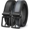BULLIANT Men’s Belt,Reversible Belt Adjustable For Gift Men 1.25”-Cut For Fit-2 Sides in 1 Belt(Not 2)(Black/Sacred Grey4173)