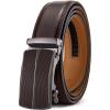 BULLIANT Men’s Belt,Slide Ratchet Belt Adjsutable For Men Suit Casual Jeans Gift Boxed,Trim To Fit(Antique Coffee856)