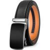 BULLIANT Men’s Belt,Slide Ratchet Belt Adjsutable For Men Suit Casual Jeans Gift Boxed,Trim To Fit(Black186)