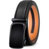 BULLIANT Men’s Belt,Slide Ratchet Belt Adjsutable For Men Suit Casual Jeans Gift Boxed,Trim To Fit(Black595)