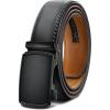 BULLIANT Men’s Belt,Slide Ratchet Belt Adjsutable For Men Suit Casual Jeans Gift Boxed,Trim To Fit(Dark Gray8208)