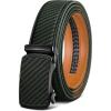 BULLIANT Men’s Belt,Slide Ratchet Belt Adjsutable For Men Suit Casual Jeans Gift Boxed,Trim To Fit(Dark Green2889)