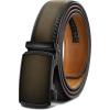 BULLIANT Men’s Belt,Slide Ratchet Belt Adjsutable For Men Suit Casual Jeans Gift Boxed,Trim To Fit(Elmwood8207)