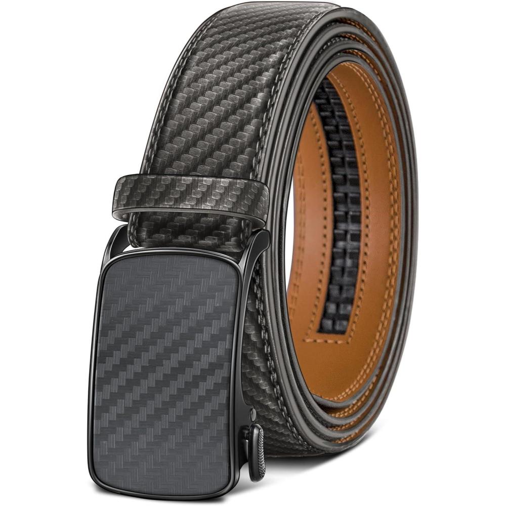 imageBULLIANT Mens Ratchet Belt NontrimmableClick Belt Adjustable for Men Gift Lightweight 1 38quotSacred Grey4244