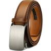 BULLIANT Men’s Ratchet Belt Nontrimmable-Click Belt Adjustable for Men Gift Lightweight 1 3/8″(Orange Brown7777)