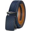BULLIANT Men’s Ratchet Belt Nontrimmable-Click Belt Adjustable for Men Gift Lightweight 1 3/8″(Purplish Blue7822)