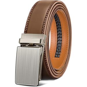 BULLIANT Men’s Belt,Brand Ratchet Belt Of Genuine Leather For Gift Men Dress,Size Customized(Tawny2927)