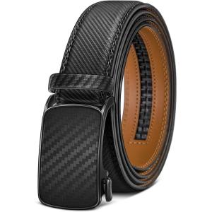 BULLIANT Men’s Ratchet Belt Nontrimmable-Click Belt Adjustable for Men Gift Lightweight 1 3/8″(Black4709)