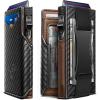 BULLIANT Men Wallet Gift Boxed,Slim Front Pocket Wallet Money Clip Card Holder 3.8″x2.7″,Pop-up Access(Black4323)
