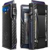 BULLIANT Men Wallet Gift Boxed,Slim Front Pocket Wallet Money Clip Card Holder 3.8″x2.7″,Pop-up Access(Black/Purplish Blue2720)