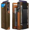 BULLIANT Men Wallet Gift Boxed,Slim Front Pocket Wallet Money Clip Card Holder 3.8″x2.7″,Pop-up Access(Coffee3852)