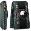 BULLIANT Men Wallet Gift Boxed,Slim Front Pocket Wallet Money Clip Card Holder 3.8″x2.7″,Pop-up Access(Dark Green8618)