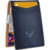 BULLIANT Slim Wallet Men, Leather Wallet Front Pocket Card Holders for Gift Men 3″X4.3″(Blue1683)
