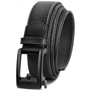 BULLIANT Men Belt Multi-Pack,Stretchable Ratchet Belt Adjustable For Men Gift Golf Casual Jeans Precise Fit(Black4484)