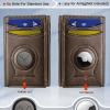 BULLIANT Men Airtag Wallet,Slim Wallet Money Clip Card Holder Magnetic Closure 12 Cards in Front Pocket RFID Blocking(Coffee6270)