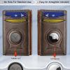 BULLIANT Men Airtag Wallet,Slim Wallet Money Clip Card Holder Magnetic Closure 12 Cards in Front Pocket RFID Blocking(Coffee8158)