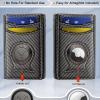 BULLIANT Men Airtag Wallet,Slim Wallet Money Clip Card Holder Magnetic Closure 12 Cards in Front Pocket RFID Blocking(Sacred Grey6267)