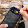 BULLIANT Men Airtag Wallet,Slim Wallet RFID Blocken for Gift Men 11Cards-Seamless Apple Airtag Compatible(Black7867)