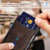 BULLIANT Men Airtag Wallet,Slim Wallet RFID Blocken for Gift Men 11Cards-Seamless Apple Airtag Compatible(Forest Brown7873)