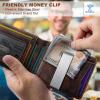 BULLIANT Men Airtag Wallet,Slim Wallet RFID Blocken for Gift Men 11Cards-Seamless Apple Airtag Compatible(Forest Brown7873)