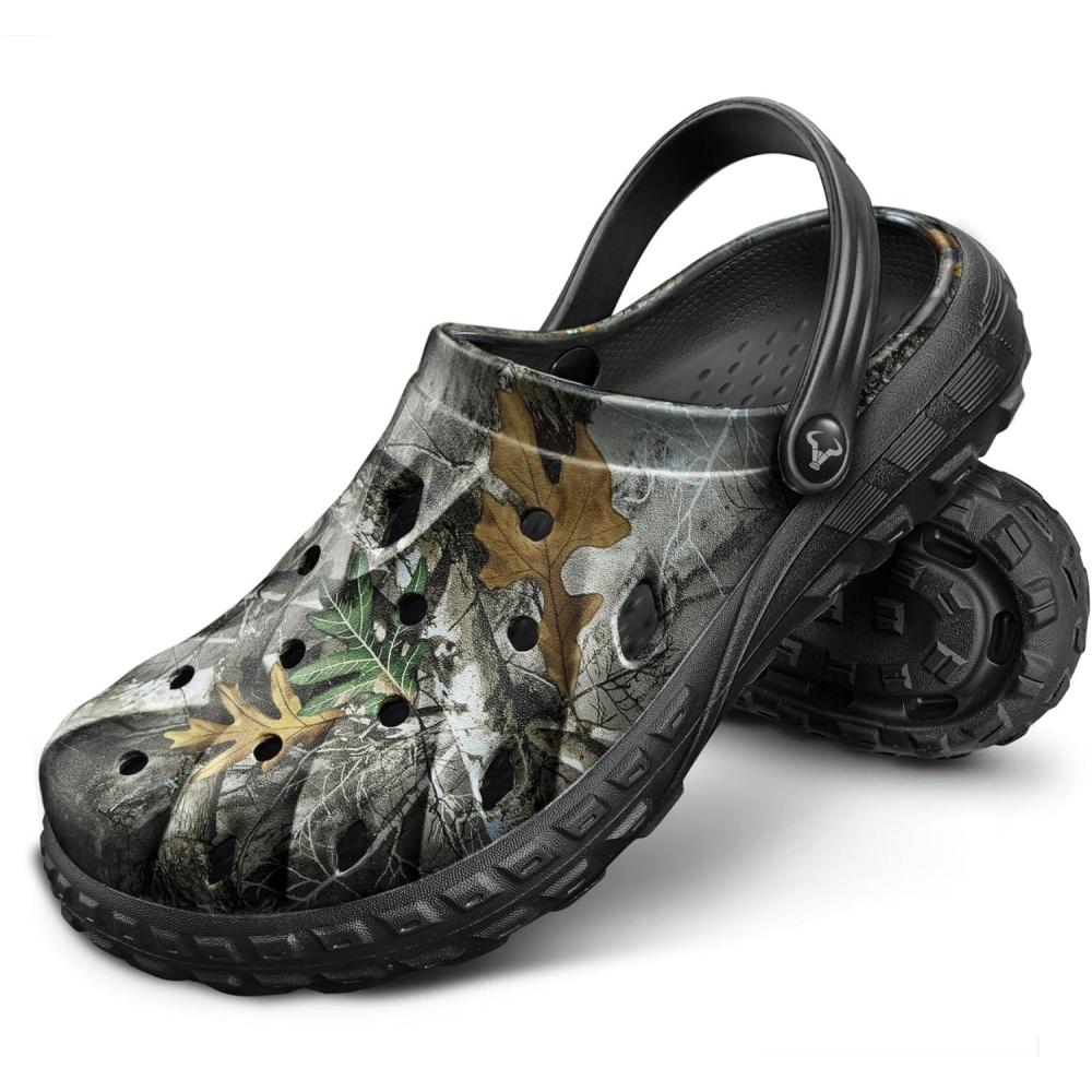 image:imageBULLIANT Men ClogsComfortable Mules Sandals for Men Women Cushioned Footbed Arch SupportEVA LigthweightBlack8470