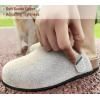 BULLIANT Clogs Slippers Sandals Nurse Work Shoes Men Women,Fleece-Lined Upper+Memory FOAD Cushioned Cork-Footbed(Beige3404)