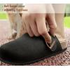 BULLIANT Clogs Slippers Sandals Nurse Work Shoes Men Women,Fleece-Lined Upper+Memory FOAD Cushioned Cork-Footbed(Black4136)