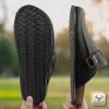 BULLIANT Clogs Slippers Sandals Nurse Work Shoes Men Women,Fleece-Lined Upper+Memory FOAD Cushioned Cork-Footbed(Black8059)