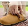 BULLIANT Clogs Slippers Sandals Nurse Work Shoes Men Women,Fleece-Lined Upper+Memory FOAD Cushioned Cork-Footbed(Espresso Mist4138)