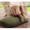 BULLIANT Clogs Slippers Sandals Nurse Work Shoes Men Women,Fleece-Lined Upper+Memory FOAD Cushioned Cork-Footbed(Olive4139)