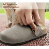 BULLIANT Clogs Slippers Sandals Nurse Work Shoes Men Women,Fleece-Lined Upper+Memory FOAD Cushioned Cork-Footbed(Sacred Grey4137)