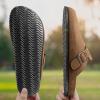 BULLIANT Clogs Slippers Sandals Nurse Work Shoes Men Women,Fleece-Lined Upper+Memory FOAD Cushioned Cork-Footbed(Tiger Eye3400)