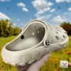BULLIANT Men Clogs,Comfortable Mules Sandals for Men Women Cushioned Footbed Arch Support-EVA Ligthweight(Beige8098)