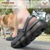 BULLIANT Men Clogs,Comfortable Mules Sandals for Men Women Cushioned Footbed Arch Support-EVA Ligthweight(Black3741)