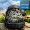 BULLIANT Men Clogs,Comfortable Mules Sandals for Men Women Cushioned Footbed Arch Support-EVA Ligthweight(Black8470)