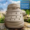 BULLIANT Men Clogs,Comfortable Mules Sandals for Men Women Cushioned Footbed Arch Support-EVA Ligthweight(Camel7953)