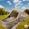 BULLIANT Men Clogs,Comfortable Mules Sandals for Men Women Cushioned Footbed Arch Support-EVA Ligthweight(Camel7953)