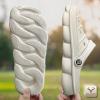 BULLIANT Men Clogs,Comfortable Mules Sandals for Men Women Cushioned Footbed Arch Support-EVA Ligthweight(Creamy White3740)