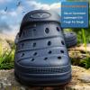 BULLIANT Men Clogs,Comfortable Mules Sandals for Men Women Cushioned Footbed Arch Support-EVA Ligthweight(Navy3739)