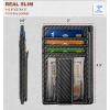 BULLIANT Men Wallet,Slim Leather Wallet Money Clip Card Hodler For Men Gift 8 Cards RFID Blocking(Black7489)