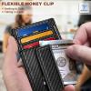 BULLIANT Men Wallet,Slim Leather Wallet Money Clip Card Hodler For Men Gift 8 Cards RFID Blocking(Black7489)