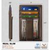 BULLIANT Men Wallet,Slim Leather Wallet Money Clip Card Hodler For Men Gift 8 Cards RFID Blocking(Coffee7491)