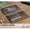 BULLIANT Men Wallet,Slim Leather Wallet Money Clip Card Hodler For Men Gift 8 Cards RFID Blocking(Coffee7491)