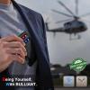 BULLIANT Men Wallet-Slim Money Clip Wallet Metal Card Case With Pop up Access 9 Cards RFID Blocking Pocket Fit(Black8141)