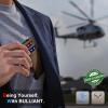 BULLIANT Men Wallet-Slim Money Clip Wallet Metal Card Case With Pop up Access 9 Cards RFID Blocking Pocket Fit(Coffee8143)