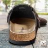 BULLIANT Women Clogs-Fleece-Lined Suede Mules Slippers Nurse Shoes Unisex-Memory Foam Arch Support Cork-Footbed(Deep Brown7571)